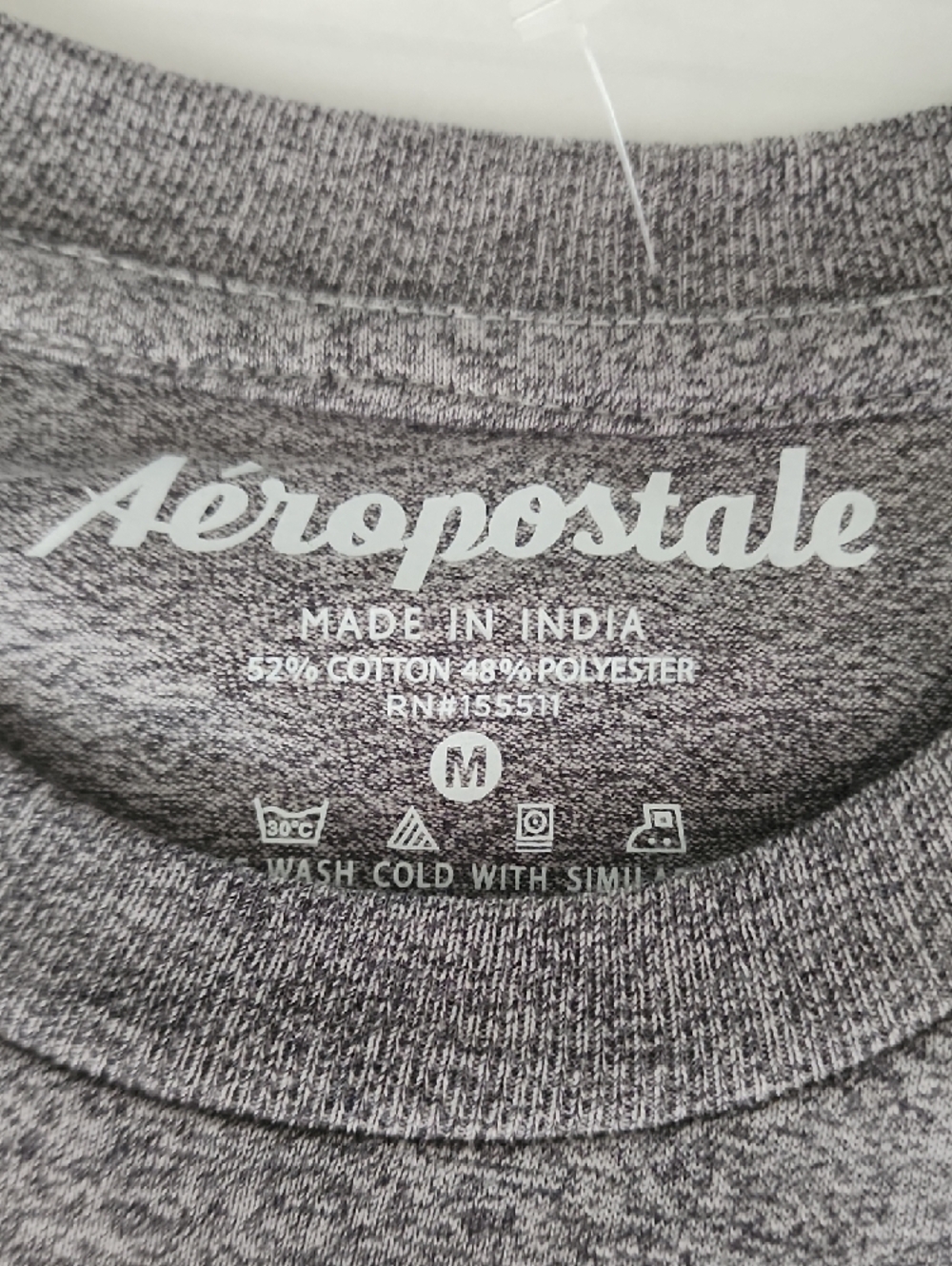Aeropostale Gray Short Sleeve Logo Tee - Picture 2 of 6